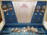 1847 Rogers Bros ETERNALLY YOURS Chest Silverplate Flatware 55 Pc Set 8 Person