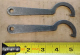Pair of Coilover Spanner Wrenches Lowering Suspension Adjuster Hooks 2" - 2.5"
