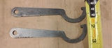 Pair of Coilover Spanner Wrenches Lowering Suspension Adjuster Hooks 2" - 2.5"