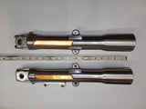 Harley-Davidson Heritage Fat Boy Lower Fork Sliders G592 Pair Left Right OEM T/O