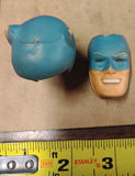 Vintage 1966 Ideal Captain Action Batman Mask Cowl Helmet 2 Pc Replacement Part