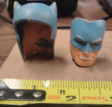 Vintage 1966 Ideal Captain Action Batman Mask Cowl Helmet 2 Pc Replacement Part