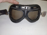 Vintage Harley-Davidson Red Baron Aviator Goggles Split Lens Project Repair 70s