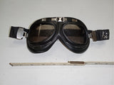 Vintage Harley-Davidson Red Baron Aviator Goggles Split Lens Project Repair 70s