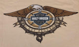 VTG Harley Davidson Shirt M Warren Cortland Ohio Yellow Biker T-Shirt 2000s USA
