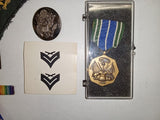 Vintage US Military Memorabilia Lot - Army Medals, UN Peacekeeping, WWII Ribbons