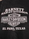 Vtg 2007 Harley Davidson T Shirt Barnett El Paso Texas Pocket Flame Men XL Black