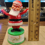 Vtg Kohner Bros Santa Claus Push Button Puppet Toy No 3990 Hong Kong Works