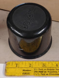Vintage Uno Vac Aluminum Thermos Bottle Black Cup Union MFG Meriden CT