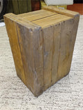 Vintage Industrial Wooden Crate Box 16"x12"x10" Rustic Shipping Cargo Box