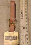 Vintage Caterpillar CAT Cleveland Bros Brass Luggage Tag Key Tag Advertising