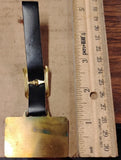 Vintage WABCO Mining Dump Truck Brass Luggage Tag Heavy Equipment Advertising