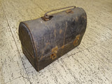 American Thermos Co. Vintage Antique Steel Dome Top Lunch Pail 1940s
