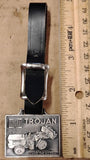 Vintage Trojan Loader Luggage Tag Eaton Yale Towne Heavy Equipment Advertising