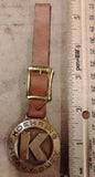 Vintage Koehring Heavy Duty Brass Luggage Tag Crane Excavator Equipment