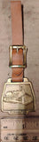 Vintage Bucyrus Brass Heavy Equipment Luggage Tag Bulldozer Crawler