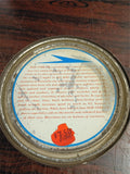 Rare Slip-Stream Aircraft Wax Can Retro Aviation Gas Oil Automobilia Advertising