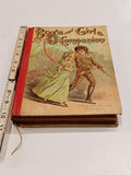 Antique 1896 Boys and Girls Companion by W.B. Conkey Childrens Illustrated Book