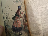 Antique 1896 Boys and Girls Companion by W.B. Conkey Childrens Illustrated Book