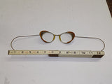 Vintage Cesco 22 Industrial Safety Glasses/Steampunk Goggles with Wire Mesh Side