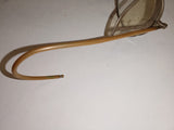 Vintage Willson Metal Frame Safety Glasses Clear Side Shields Steampunk Aviator