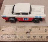 Vtg Ideal TCR Slotless Car Lot 1977 57 Chevy Bel Air Semi Truck Race Toy 1/64