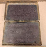 Vtg Antique Jas H Matthews Co Metal Stamp Pad Tin Excelsior No 0 Pittsburg Pa
