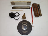 Vintage Devoe & Raynolds Wooden Surveyor Kit w/ Bausch & Lomb, Stanley No. 106