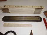 Vintage Devoe & Raynolds Wooden Surveyor Kit w/ Bausch & Lomb, Stanley No. 106