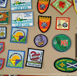Large International Scout Patch Lot Sweden UK Europe Jamboree Scouts Badge