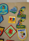 Large International Scout Patch Lot Sweden UK Europe Jamboree Scouts Badge