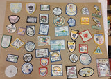 Large International Scout Patch Lot Sweden UK Europe Jamboree Scouts Badge