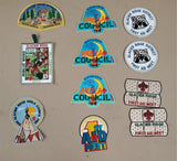 Lot 11 Vintage Boy Scout Patches BSA Glacier Ridge District Cub Akela First Aid