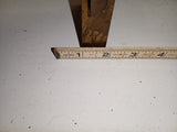 Antique Cast Iron Interior Mortise Lock Box 5.25" Faceplate Skeleton Key Salvage