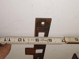 Antique Corbin 1250 Entry Mortise Lock Box with Ornate Brass Strike Plate