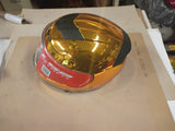 LS2 FF390 Breaker Molecular Orange Chrome Full Face Motorcycle Helmet Size L DOT