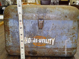 Vintage 1950s Black & Decker Home-Utility Steel Tool Box Mancave Rusty