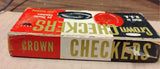 Vintage 1960 Whitman Crown Checkers 24 Plastic Self-Stacking USA No. 4413
