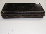 Vintage Patent Novelty Co Insurance Metal Lock Box Max Green Cleveland OH 1930s