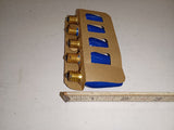Vintage Paramount C-6J Christmas Light Bulbs 15V Miniature Base 5 Pack Blue NOS
