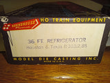 Vtg MDC Roundhouse HO Scale H&TRR 36 Ft Refrigerator Reefer Box 40164 Built
