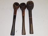 Vintage Tobacco Pipe Lot of 3 – Dr. Grabow Duke, Kaywoodie Custom Grain, Briar