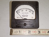 Vintage Triplett Model 337-S 0-150 AC Voltmeter Panel Gauge – Square Bakelite Fa