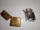 Vintage 1985 Zippo "1937 Replica" Solid Brass Lighter – Heavy Pocket Wear Patina