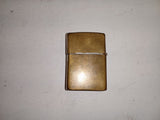 Vintage 1985 Zippo "1937 Replica" Solid Brass Lighter – Heavy Pocket Wear Patina