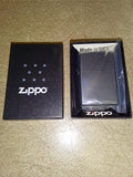 Zippo 218 Regular Black Matte Windproof Lighter – 2021 Brass Bottom – New in Box