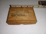Vintage 1950s Zippo Cardboard Mailing Box & Complete Paper Inserts Ephemera Brad