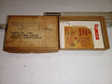 Vintage 1950s Zippo Cardboard Mailing Box & Complete Paper Inserts Ephemera Brad