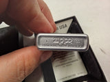 Zippo American Flag Lighter Street Chrome Patriotic Red White Blue New In Box
