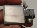 Vintage 1972 Zippo Slim Lighter Brushed Chrome w/ Original Flame Box 100% Origin